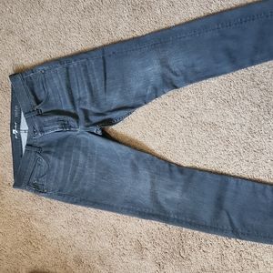 7 For All ManKind Jean's Gray SlimFit